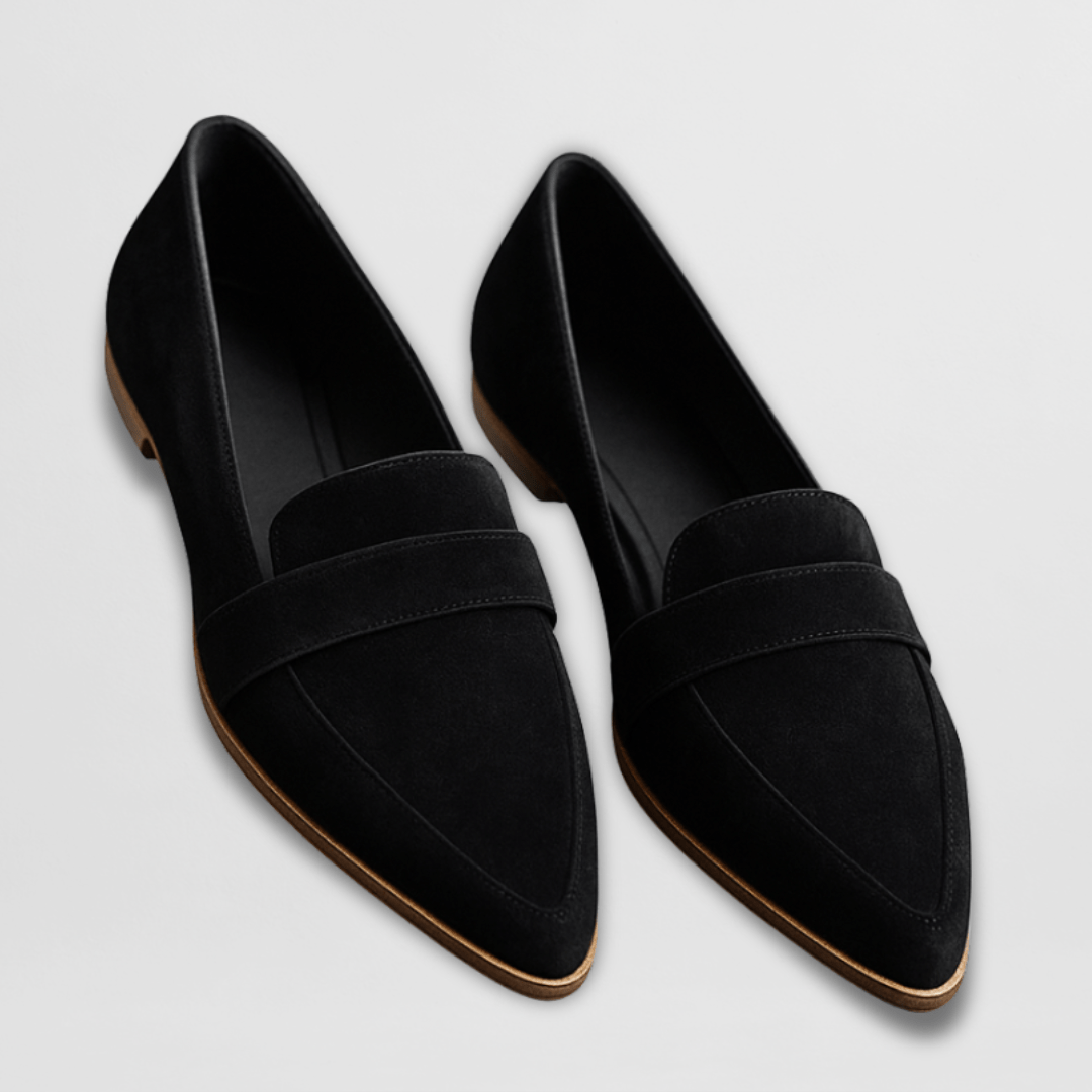 Loafers - Ellie Flat Loafers with Buckles